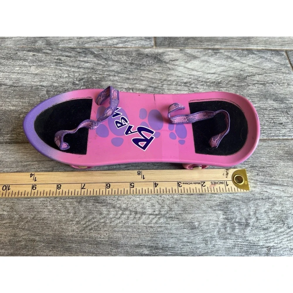 Build A Bear Skateboard Toy Plush Accessory Pink Skater Paw Print BAB Clothing
